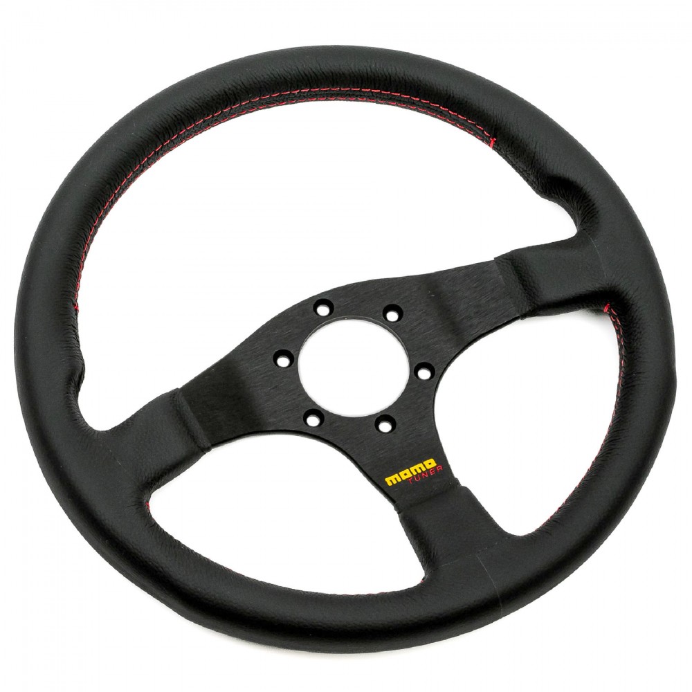 RSeat Europe SimracingBundle Momo Tuner Leather Steering Wheel